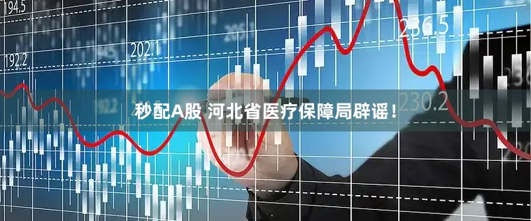 秒配A股 河北省醫療保障局辟謠！